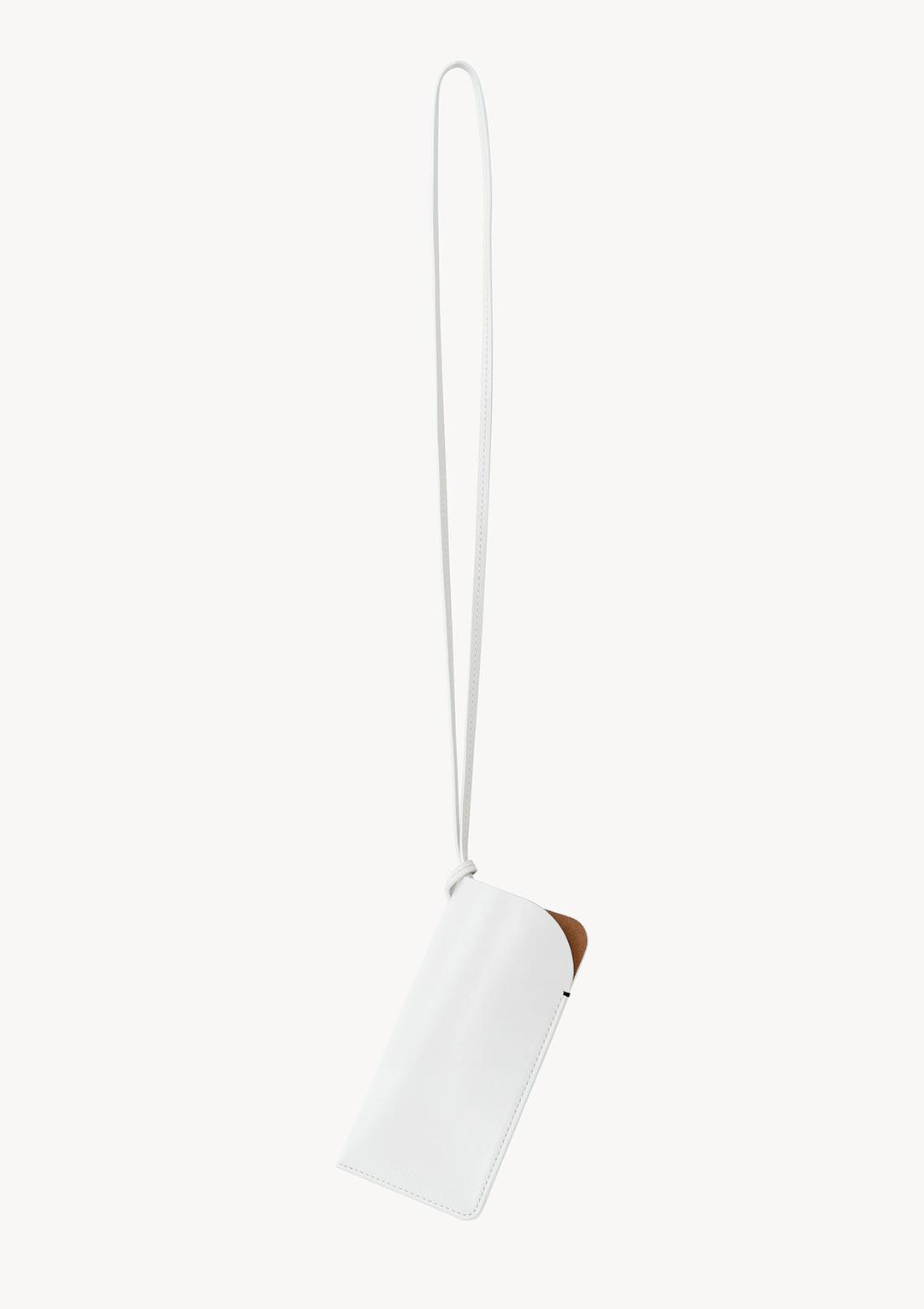 Leather Glasses Case in White