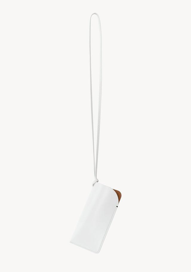 Leather Glasses Case in White