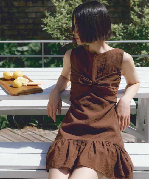 ASP BIG PLEATS MINI OPS BROWN
