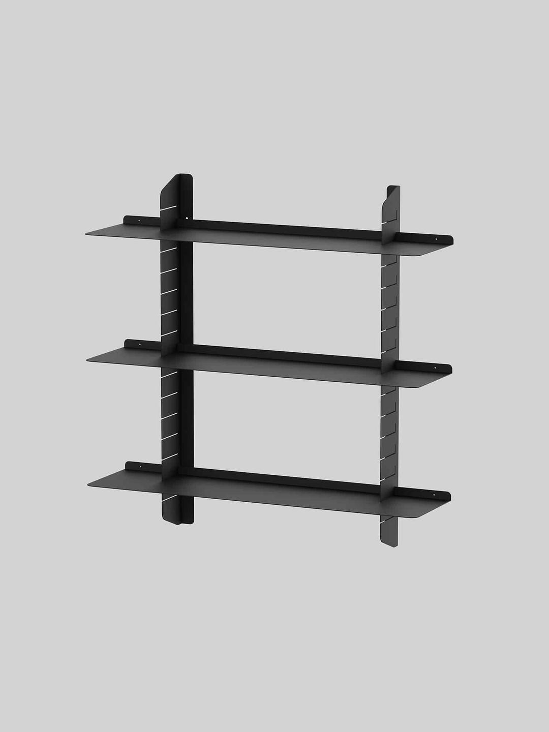 SLIDE WALL SHELF - BLACK