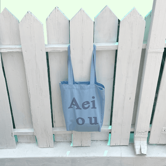 Aeiou Logo Bag (Cotton 100%)Mineral Water