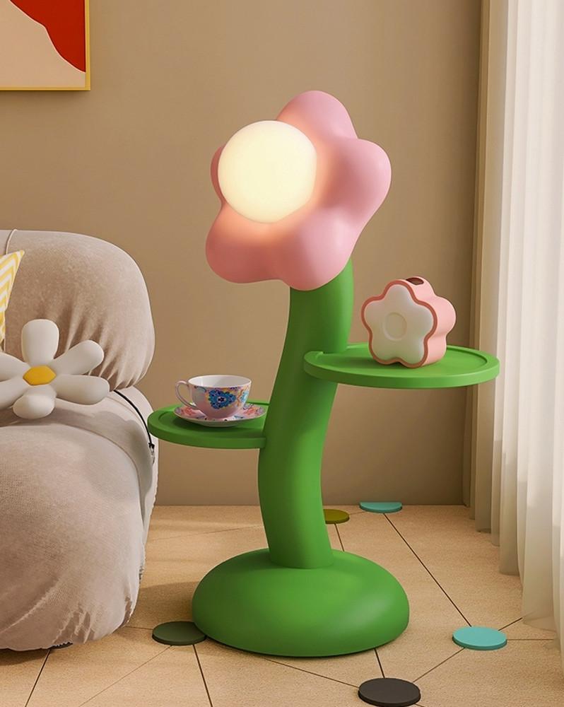 플라워 뭉툭 가든 미니멀 꽃조명 유니크조명 수유등