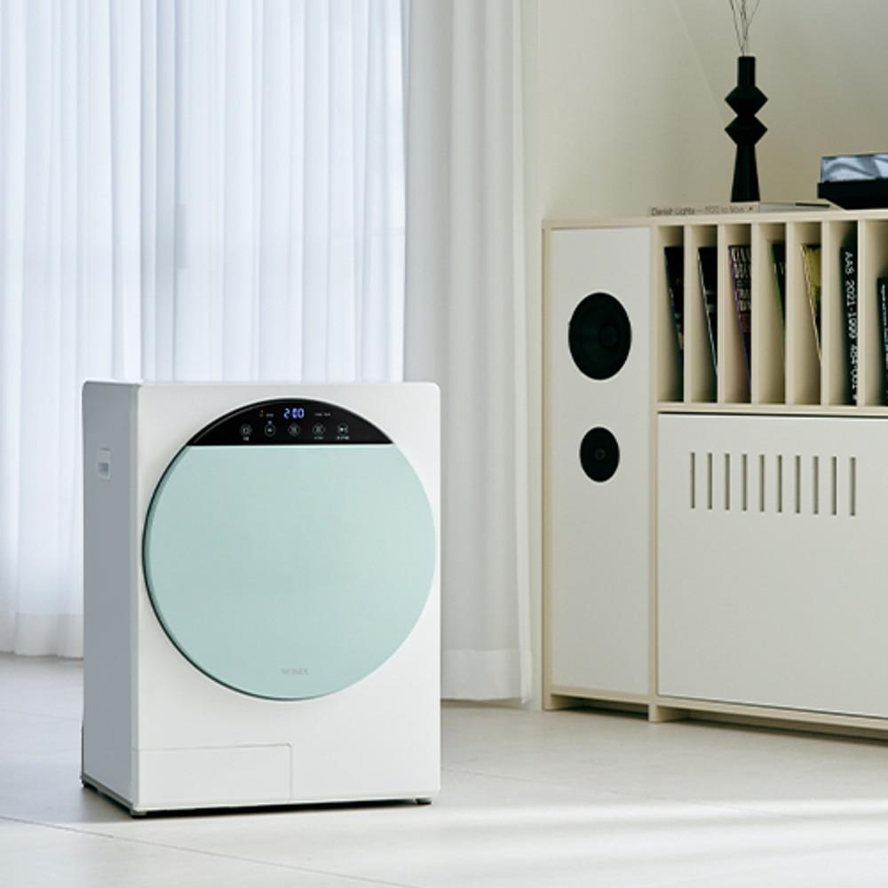 [8월상시특가]위닉스 인버터 컴팩트건조기 최대 4KG 그린 (HS3E400-NGK)_미니건조기