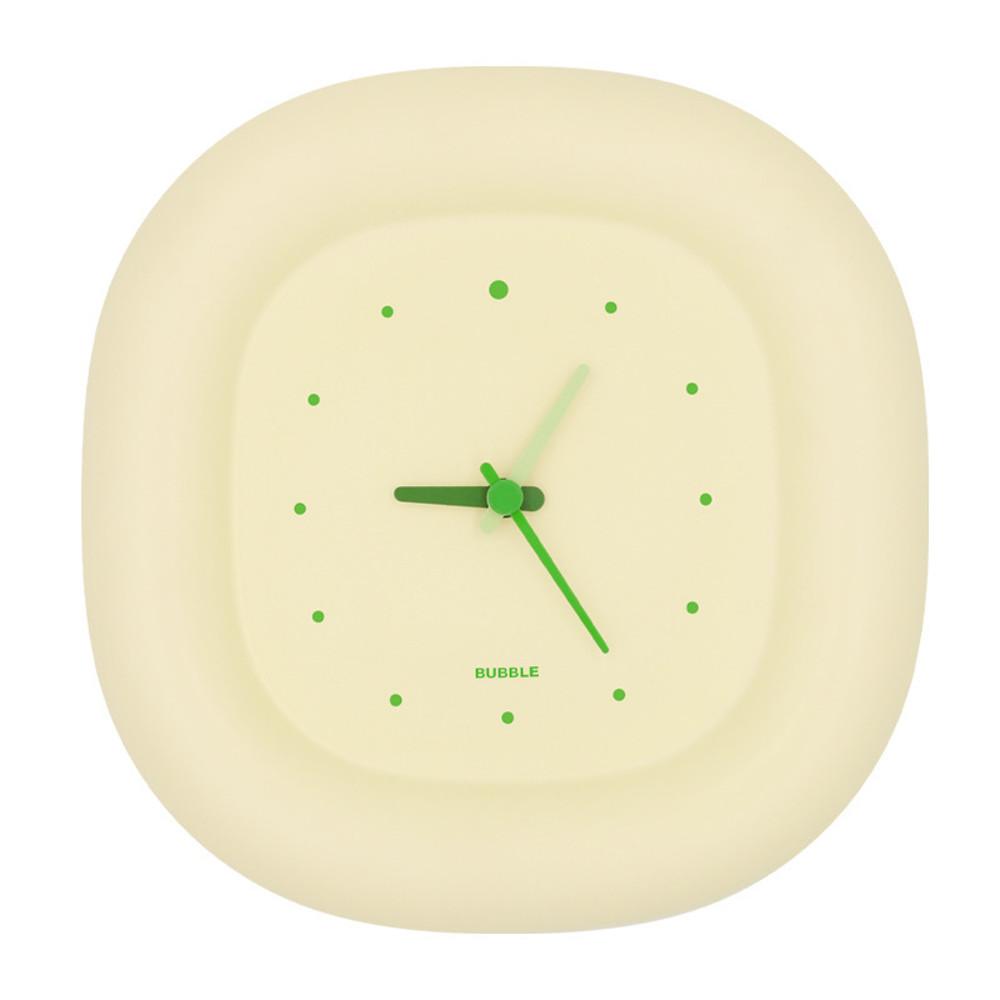 Cream Bubble Clock 귀여운 도넛모양 벽걸이 탁상 호환 무소음 시계