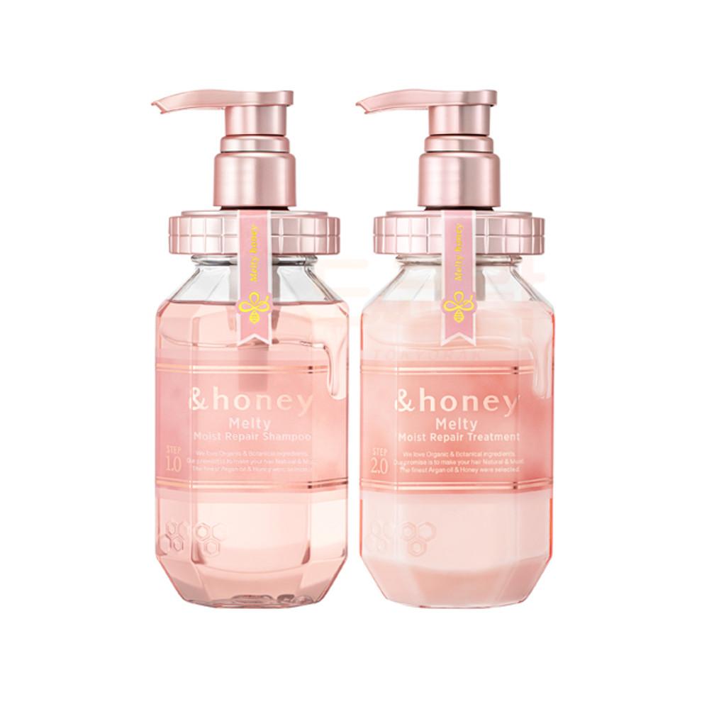 앤드허니 샴푸 멜티 모이스트 리페어 샴푸 트리트먼트 440ML 세트