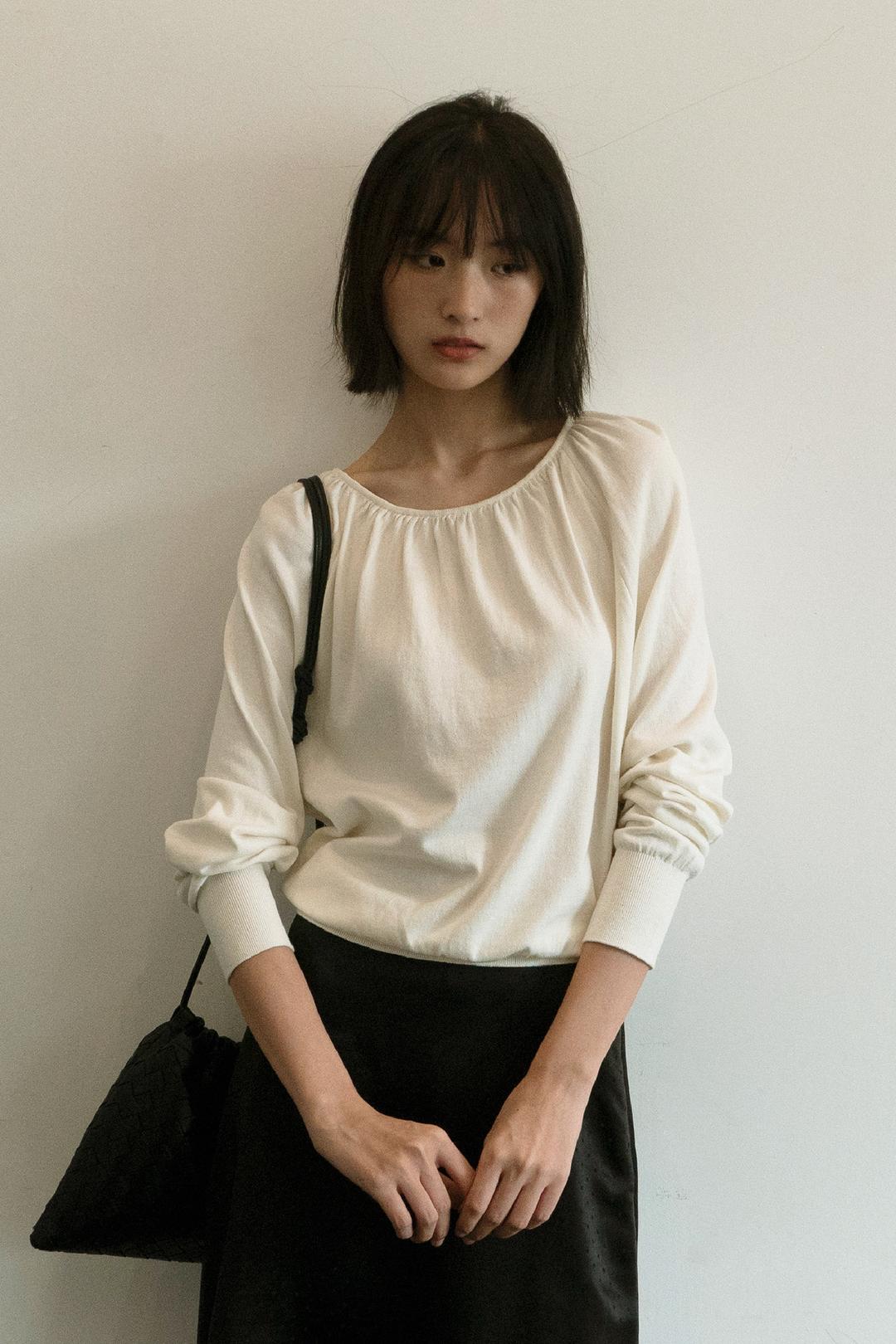 [2nd-order] Shirring knit (Ivory)