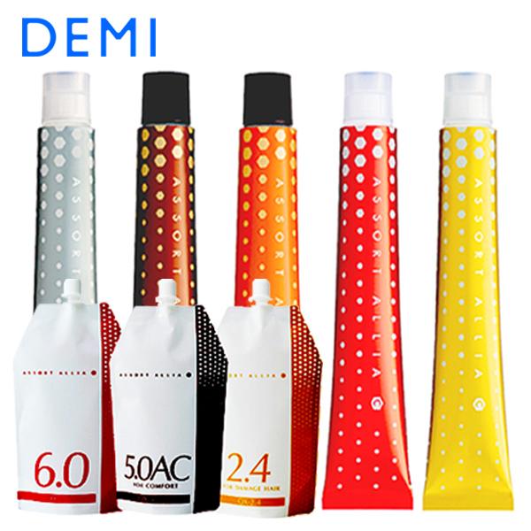 데미 어솔트 아리아 C 염색약 80g 정품 클리어/컨트롤라인 산화제포함