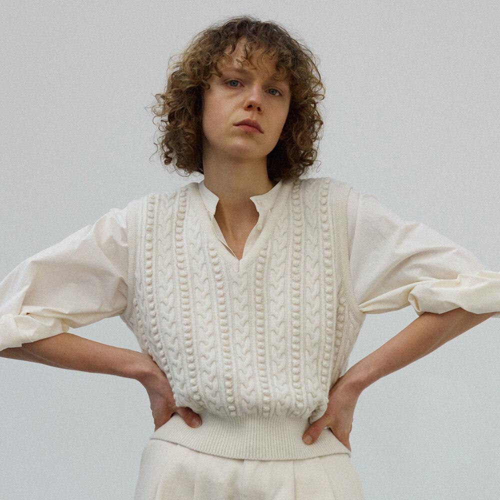 Lizzy vest (Ivory)