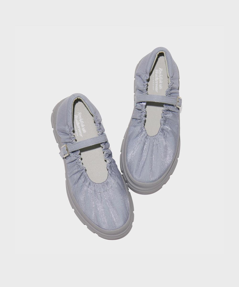 [NEW 10%] FLATFORM SCRUNCH MARYJANE - SODA