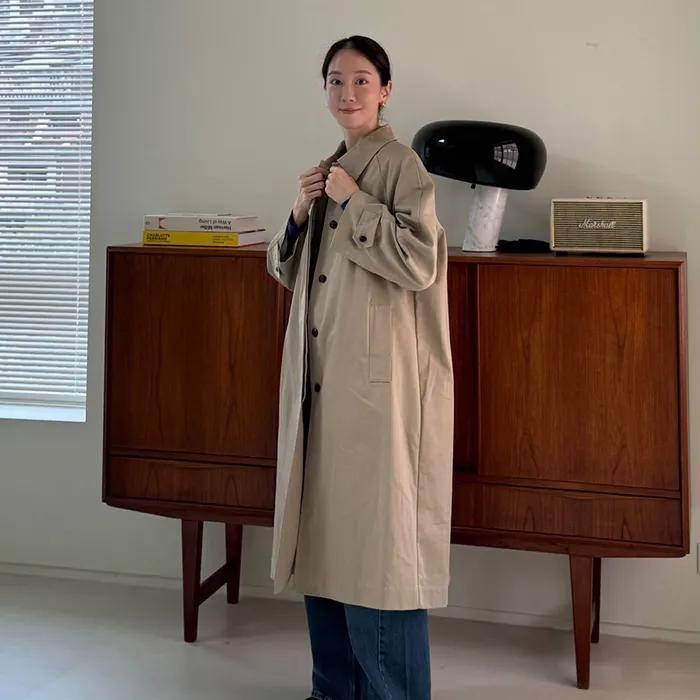 Balmacan Trench Coat(Beige)