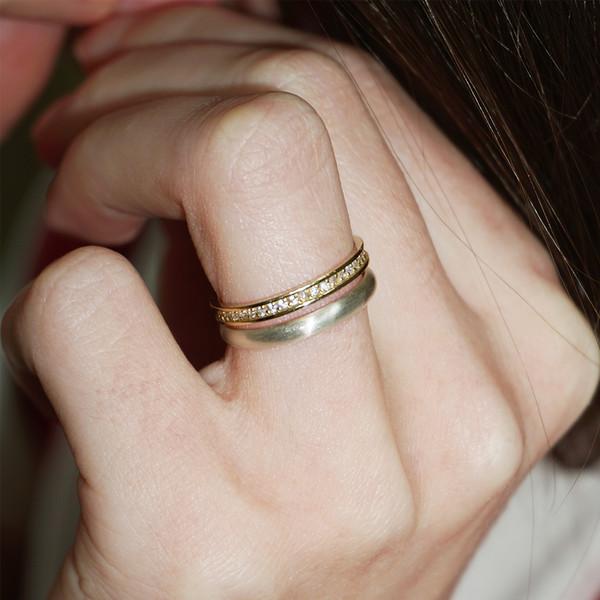 PACE GUARD RING VERMEIL