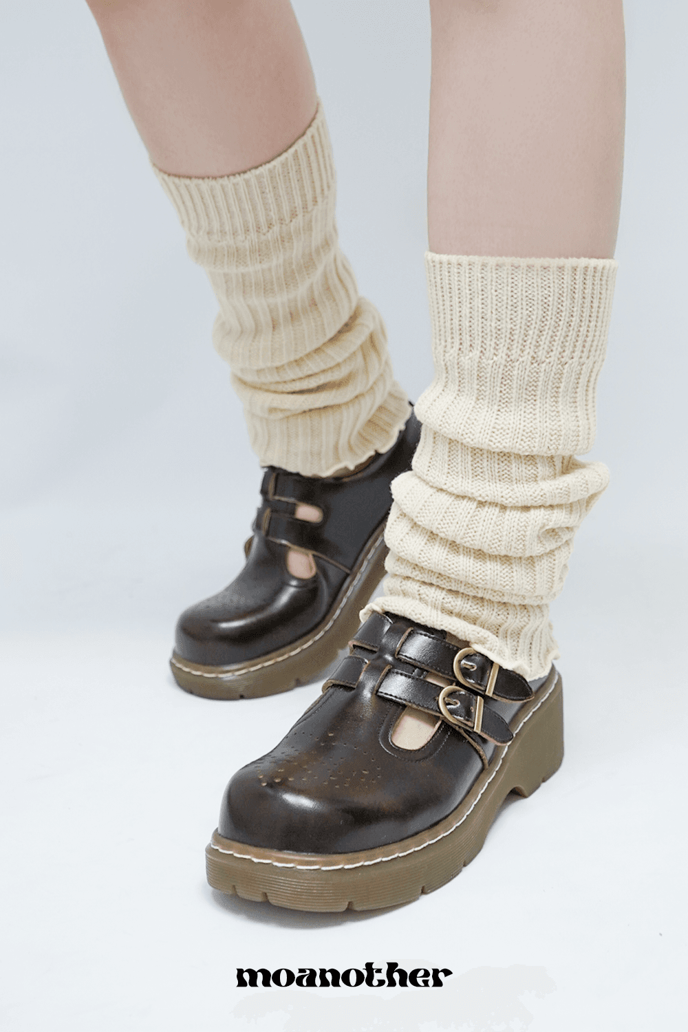 빈티지 버클 메리제인 로퍼