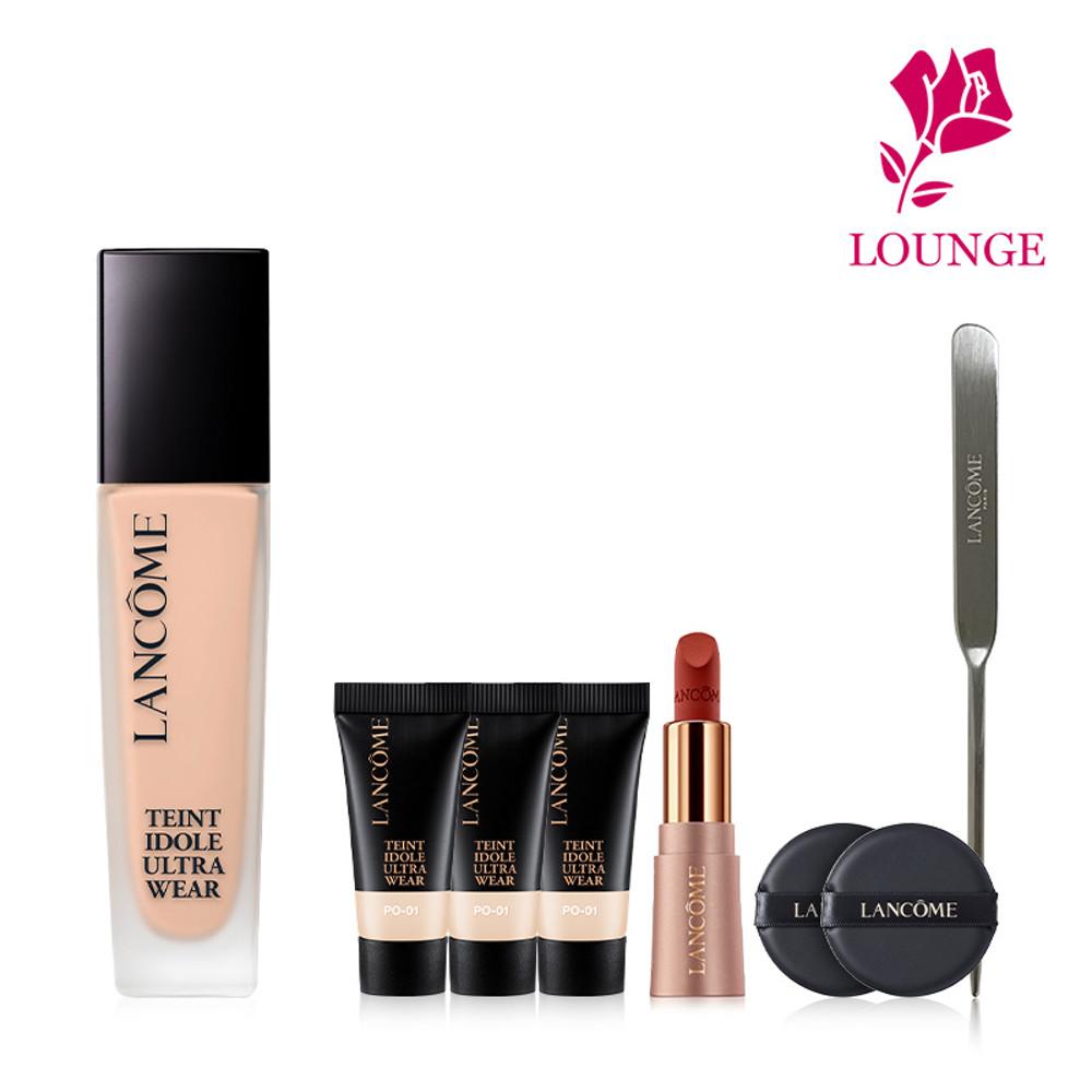 [라운지전용] 뗑 이돌 롱라스팅 파운데이션 30ml(+15ml 용량 & 미니립 & 메이크업 툴 2종)