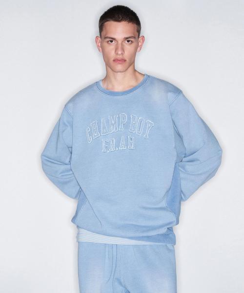 인디고 데님 져지 탑 / LIGHT BLUE