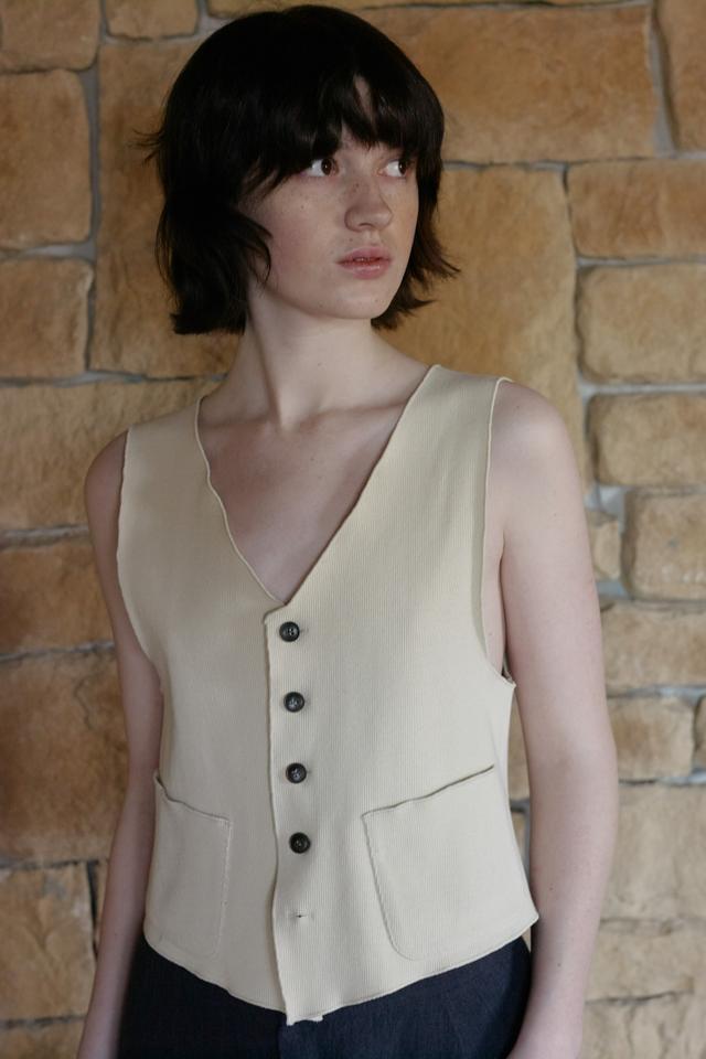 Via Hoss vest (Ivory)