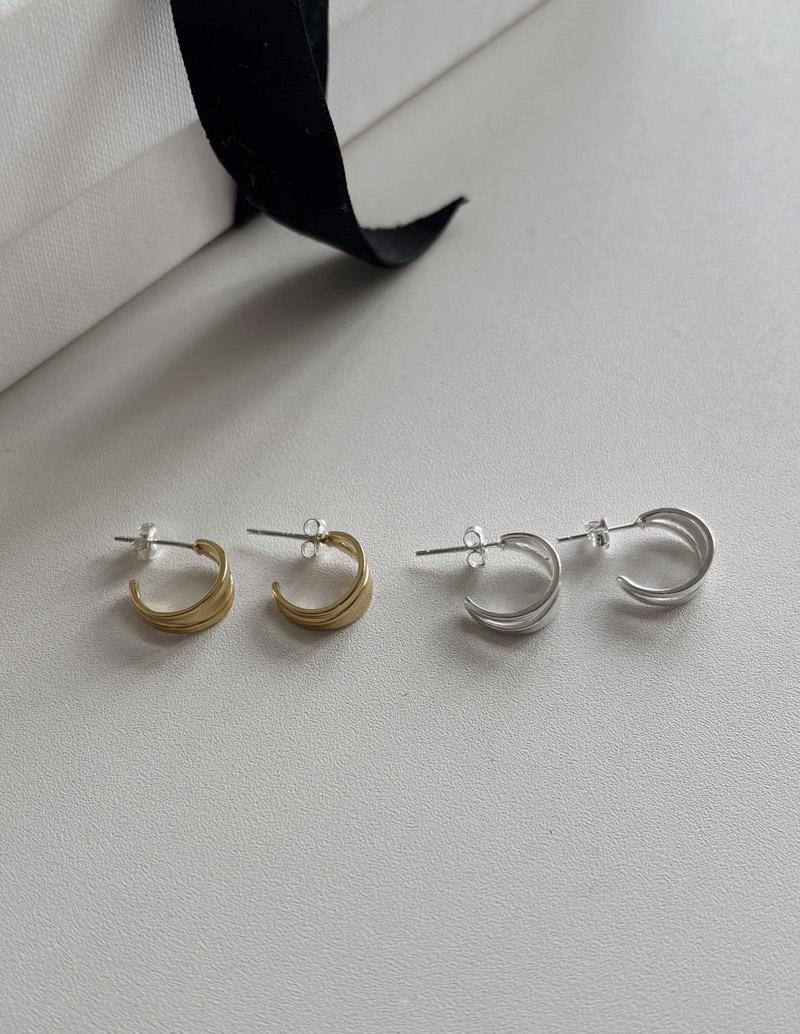 가내스라 [겨울하객룩💍] 샤벳 이어링 (2color)