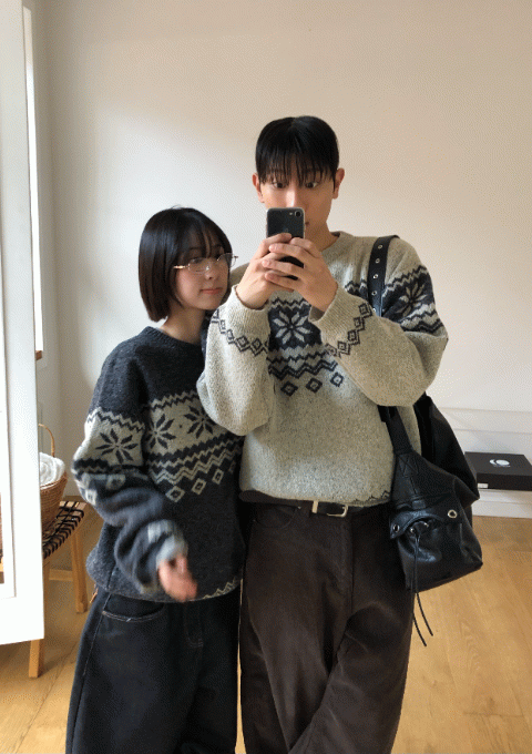 플레오 노르딕 니트