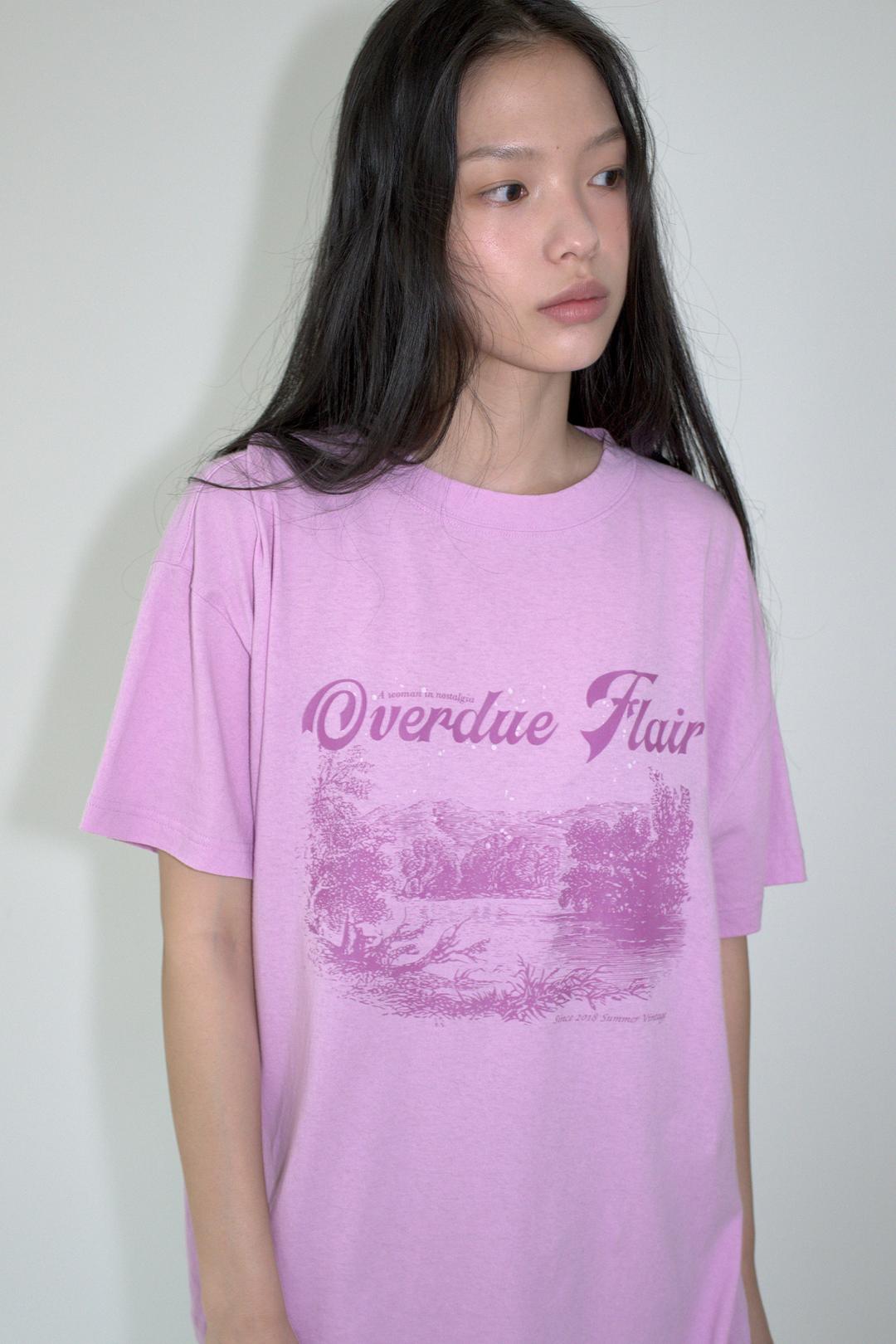 [6/2 PRE-ORDER] VINTAGE PRINTING T-SHIRT_PALE PINK