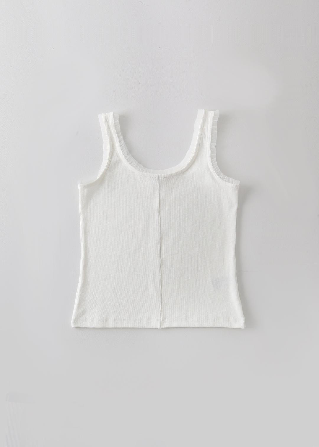Mesh Sleeveless T-shirt