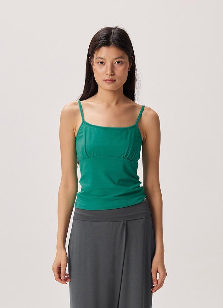 Little shirring tank top_Viridis