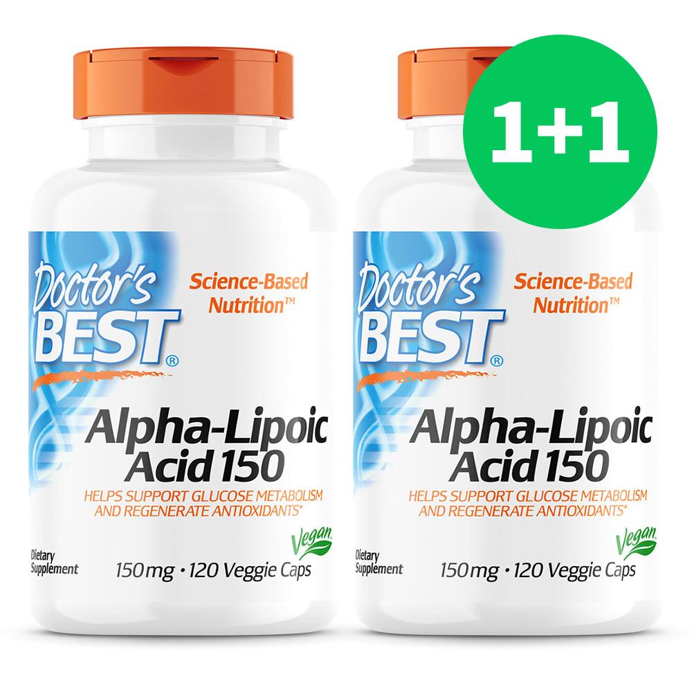 닥터스베스트 고약사 알파리포산 150mg 120캡슐 1+1 [원산지:미국]
