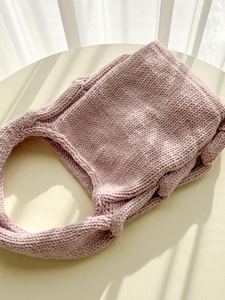 DIY 버터6 크로와상 숄더백 대바늘 뜨개질 동영상 패키지