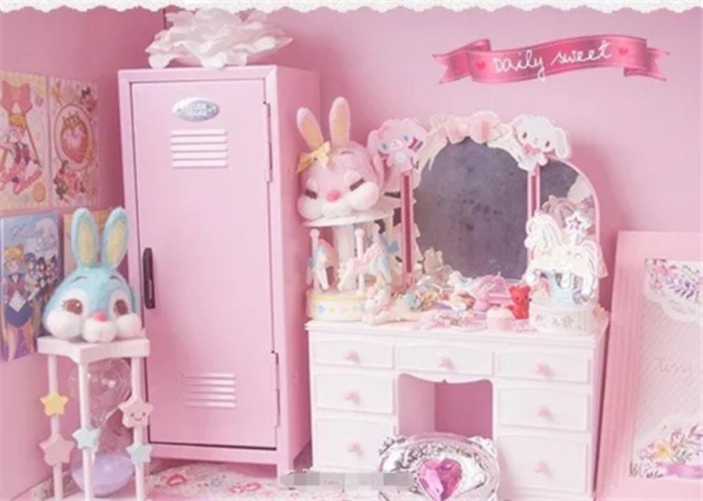 미니 락커 락커룸 틱톡 인스타 미니어처 꾸미기 화장품 정리대 화장품 정리 캐비닛 캐비넷