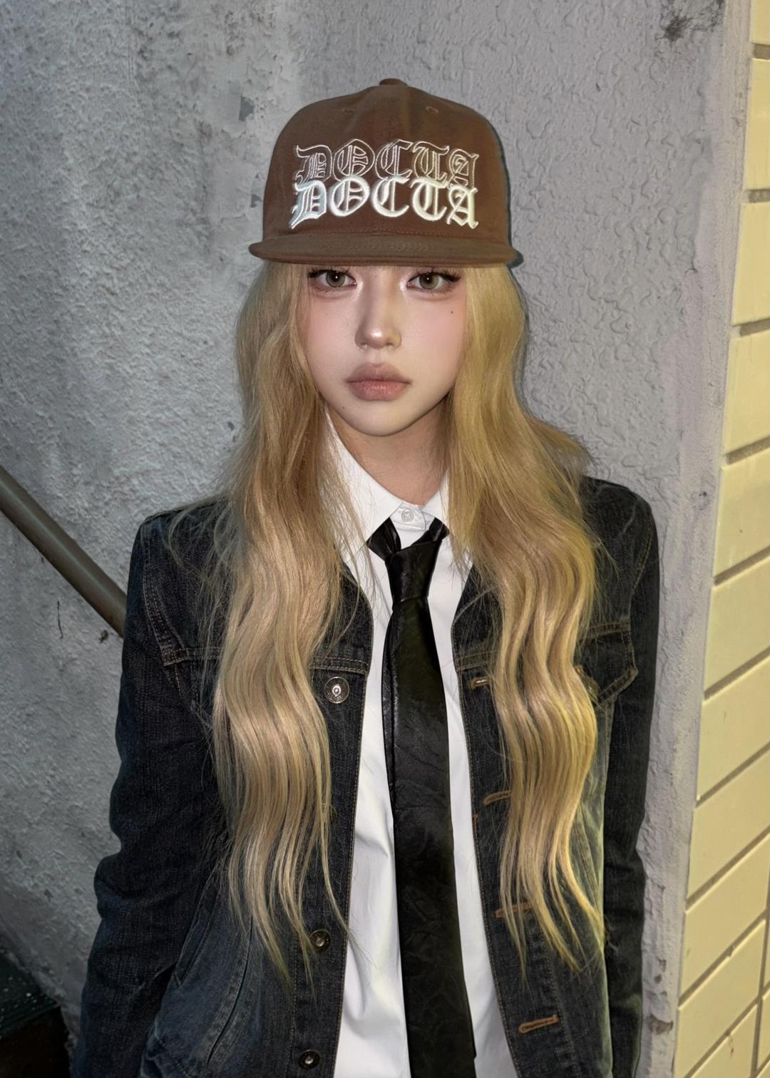 LETTERING PUMKIN CAP (BROWN)