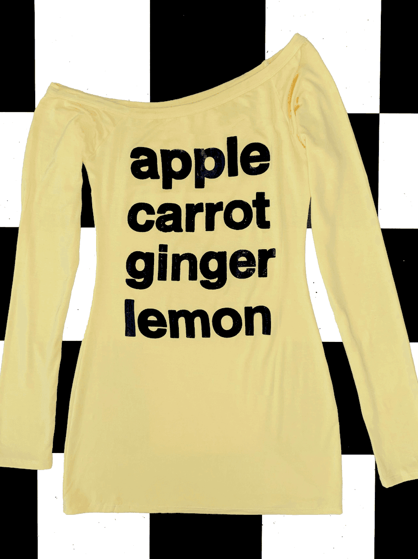 APPLE CARROT GINGER LEMON DRESS