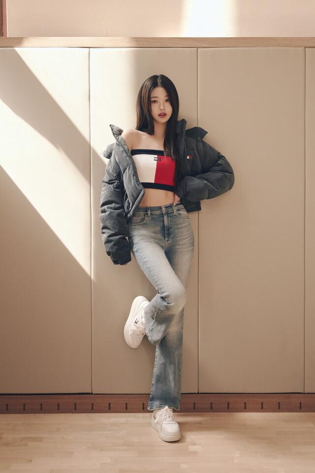 실비아 플레어 데님 팬츠