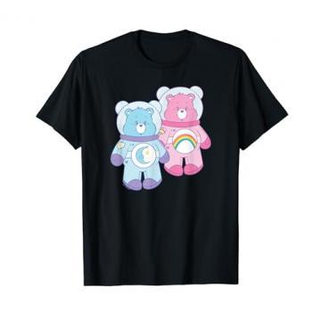 Care Bears Bedtime Bear & Cheer Bear Adorable Astronaut Duo T-Shirt