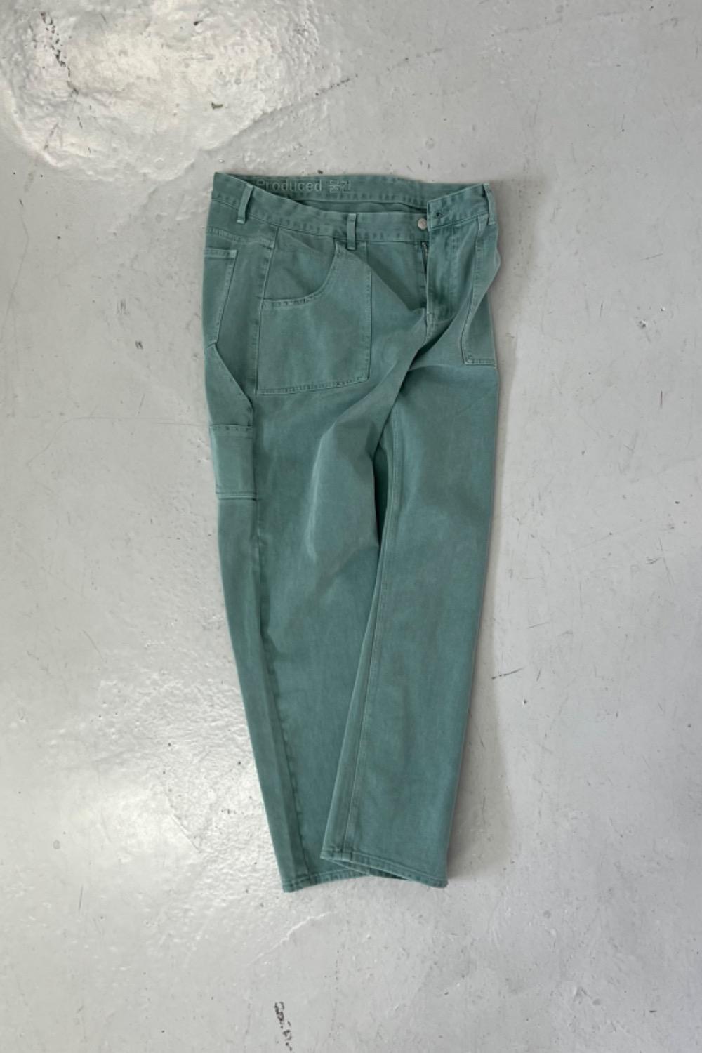MPa PAINTER DENIM PANTS (EMERALD)