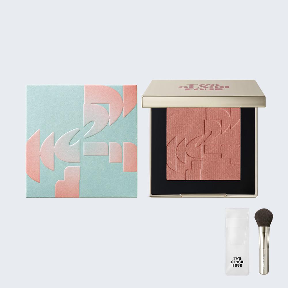 투슬래시포 올 오버 페이스 블러쉬  럼 베이지(+미니 앵글드 브러쉬)