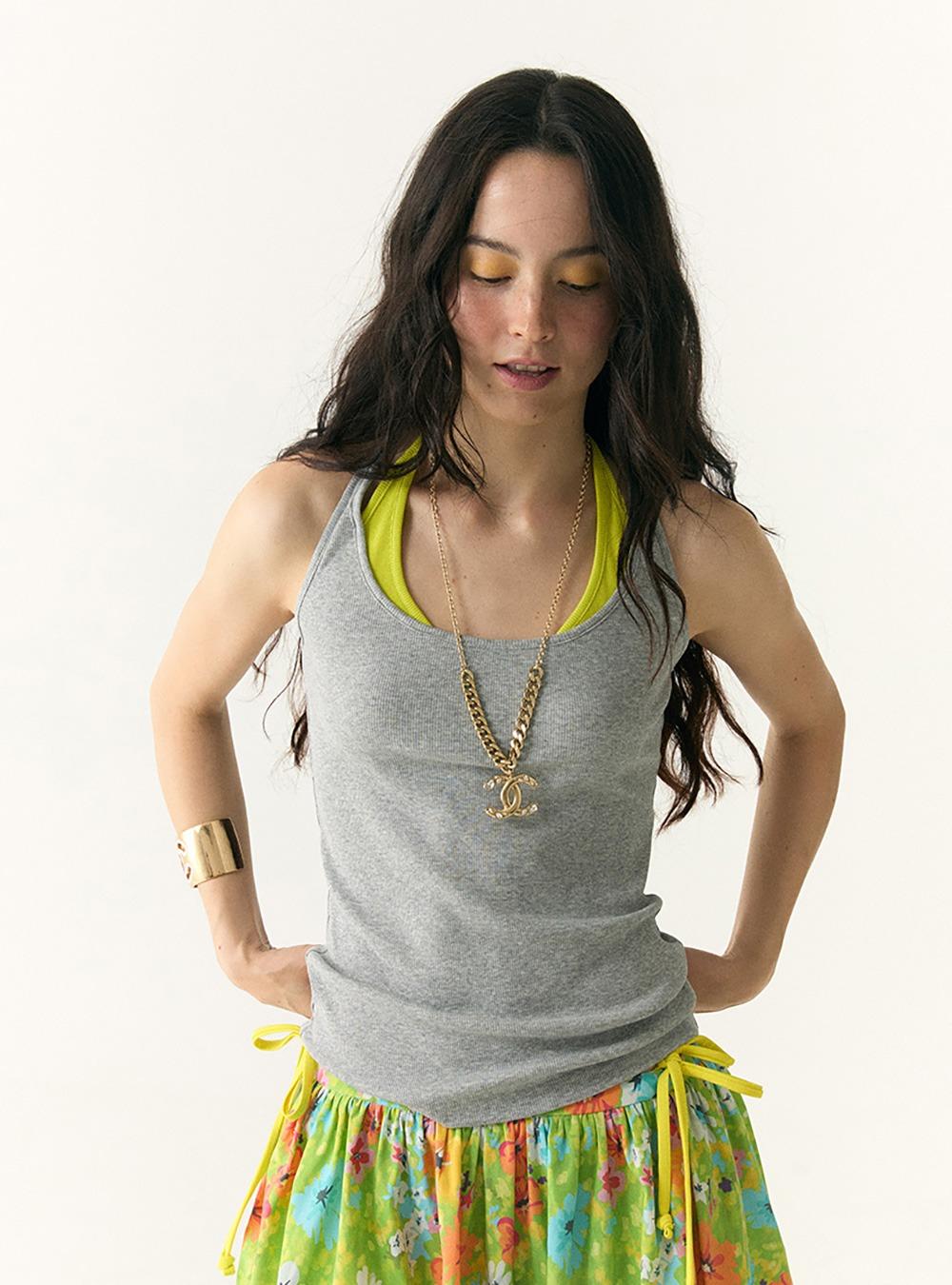 Fake Layered Tank Top