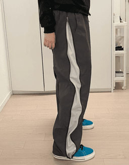 Zipper Track Pants (3 colors) / UNISEX*