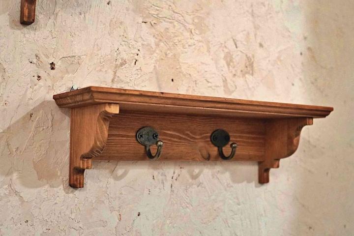 프렌치빈티지 원목 벽선반 S/L