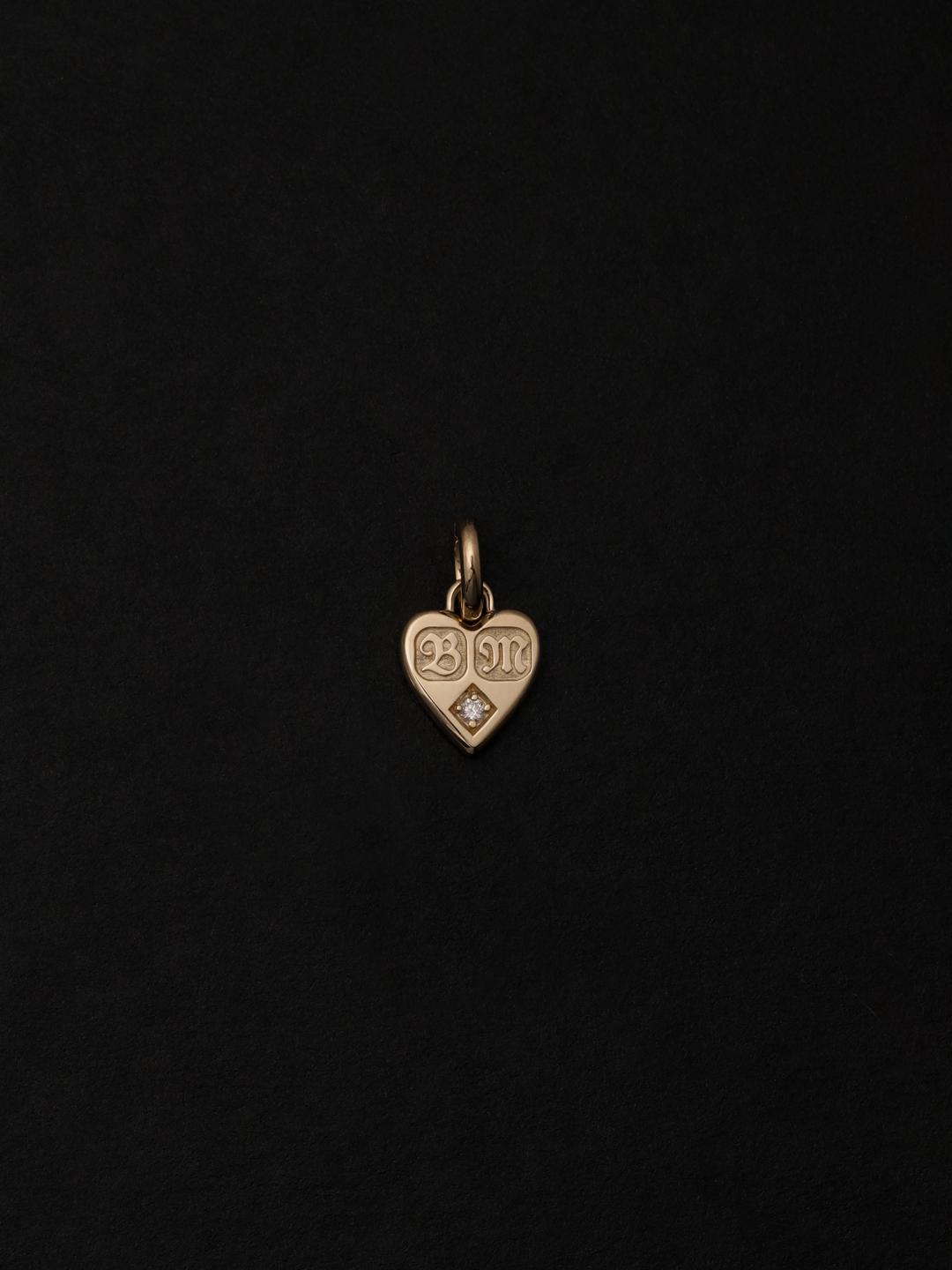 little ingot heart pendant.