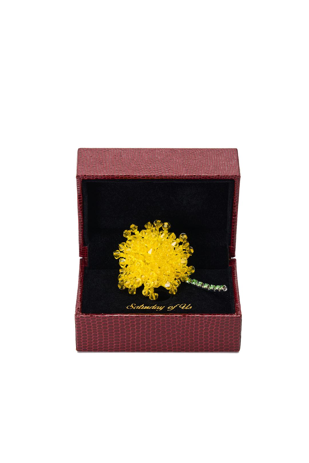 Dandelion Beads Brooch Yellow (1~3일 이내 출고)