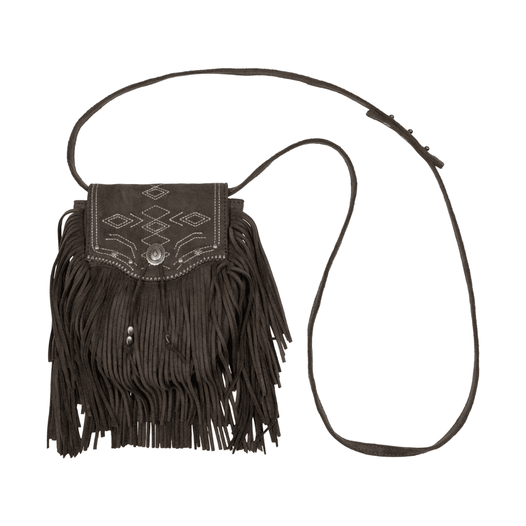 TCM fringe mini bag (brown) (9/5 예약배송)