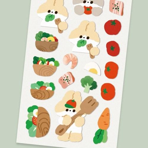 베베 샐러드 스티커