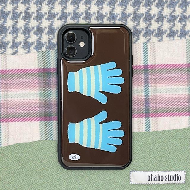 Fluffy Gloves Phone Case (에폭시범퍼)