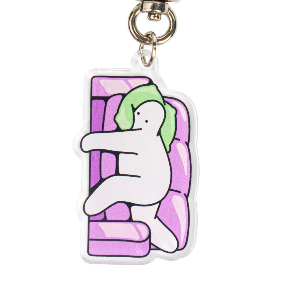 Acrylic Key-ring - Not Welcome