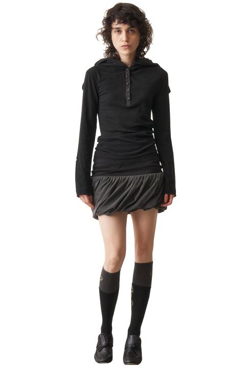 [S,M SIZE|12/5 예약발송] Hybrid Twist Miniskirt, Smudge