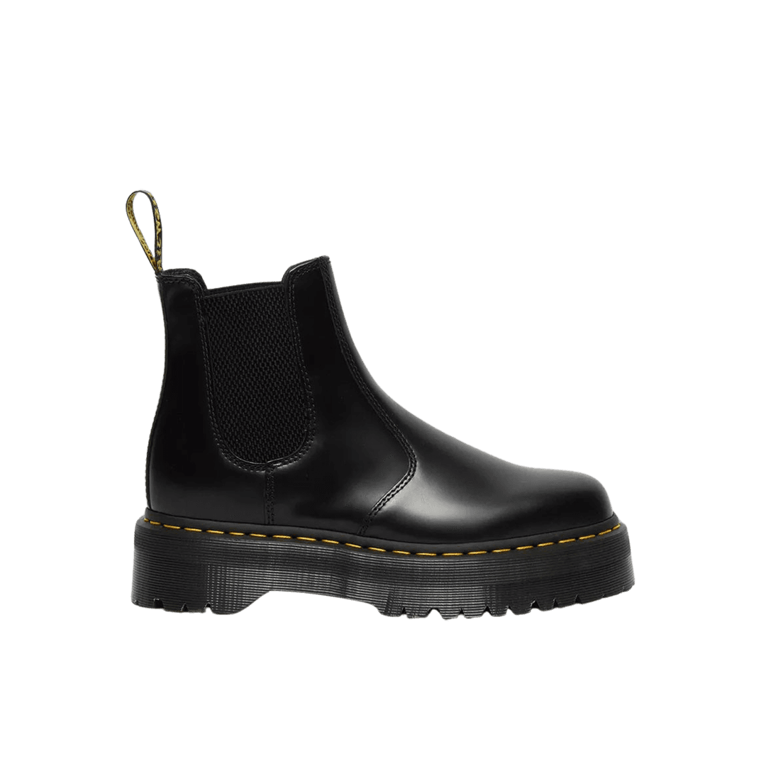 Dr. Martens 2976 Quad Polished Smooth Leather Black