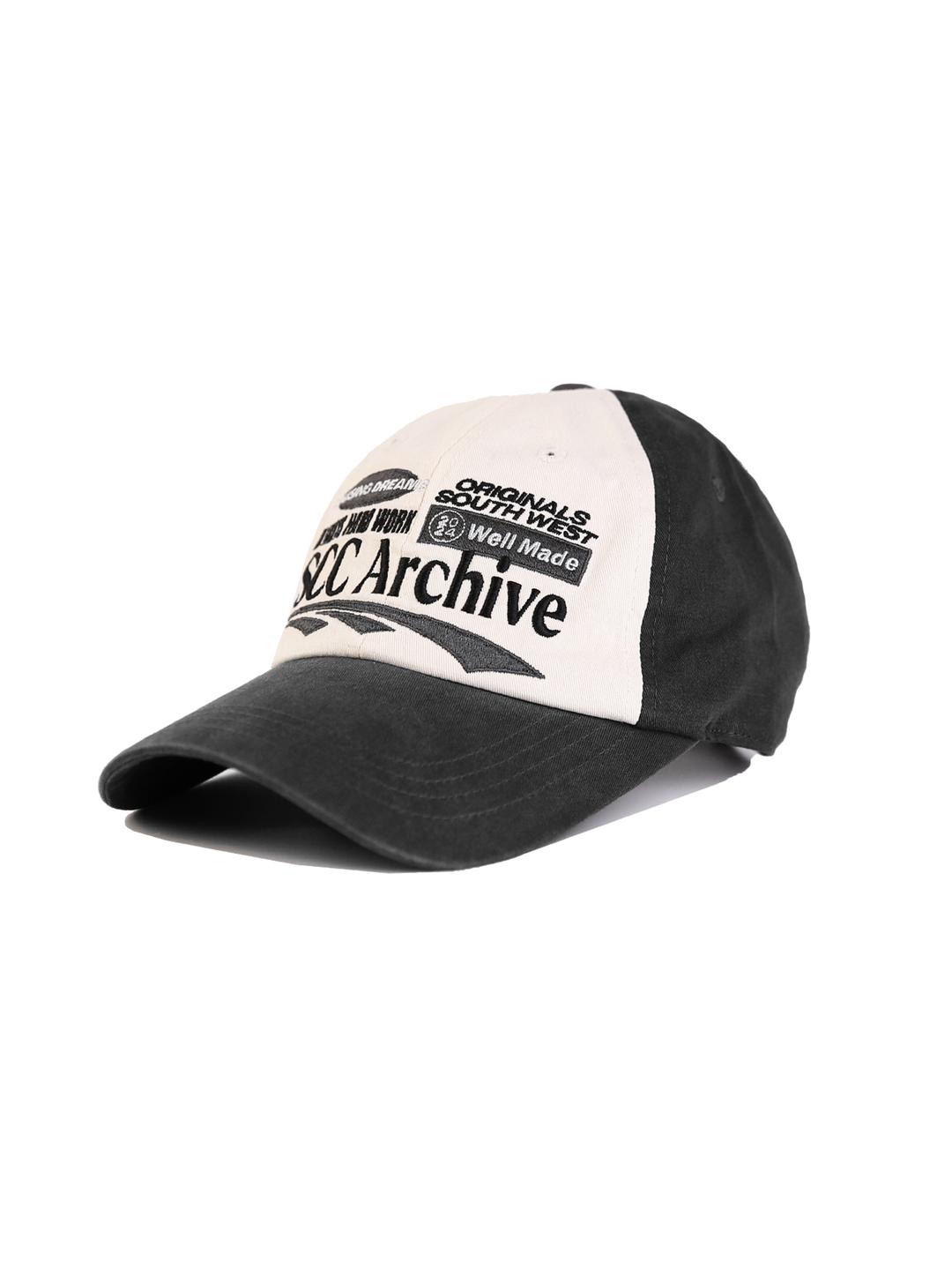 SCC ARCHIVE CAP-CREAM/CHARCOAL
