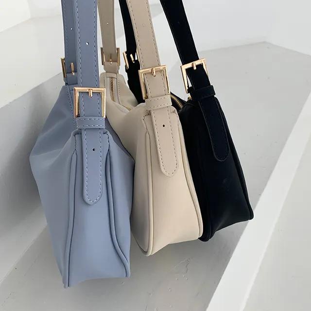 [일부당일발송] 클린 베이직 숄더백 (3color)