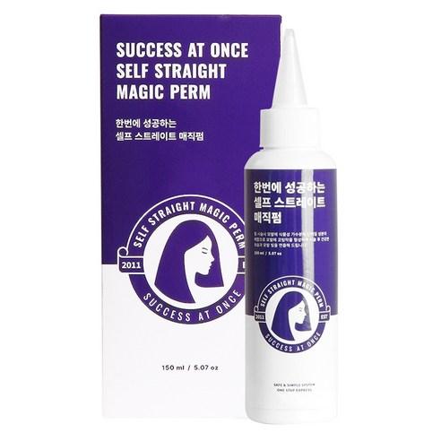 한번에 성공하는 셀프 스트레이트 매직펌, 150ml, 1개