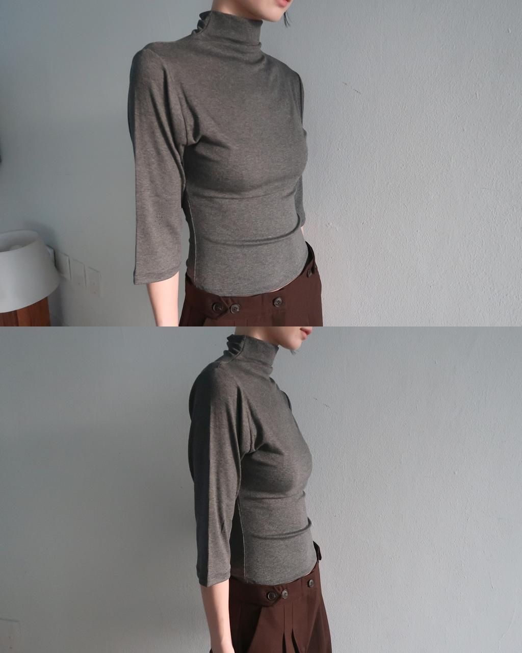 뮤로우 J RELAXED 3/4 TEE 4COL