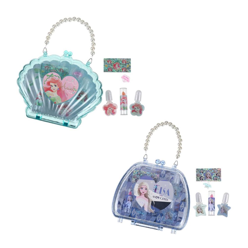 디즈니스토어 겨울왕국 엘사 인어공주 애리얼 놀이용 화장품 세트