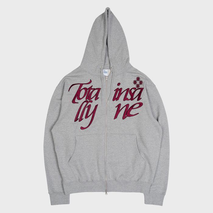 TCM totally hooded zip-up (grey)